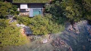 Aerial view of Oceanfront Pool Villa Suite 8268 A4