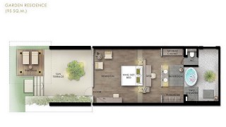 Garden residence layout Sarojin