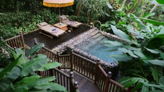 capella ubud terrace tent pool