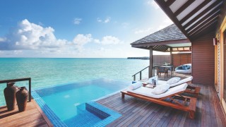 Hideaway Beach Resort Spa Maldives Deluxe Water Villa with Pool.3